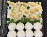 海鮮ちらし寿司＆手毬寿司セット盛り付け方作り方8写真