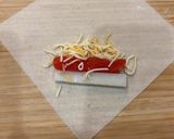 明太子と餅チーズの揚焼きミニ春巻き作り方2写真