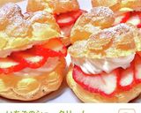 いちごたっぷり シュークリーム作り方1写真