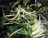 かいわれとすりごまのサラダ作り方3写真