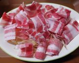 簡単！レンジでもやしと豚バラ肉蒸し作り方2写真