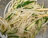 柚子胡椒で☆もやしと胡瓜のナムル作り方12写真