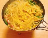 具沢山！チーズコーンポタージュパスタ作り方8写真