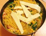 具沢山！チーズコーンポタージュパスタ作り方9写真