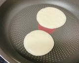 離乳食後期♡お米のパンケーキで苺ケーキ作り方4写真
