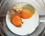菜の花とトマト入りチーズオムレツ風作り方1写真