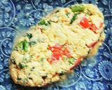 菜の花とトマト入りチーズオムレツ風作り方8写真