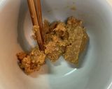 麺つゆで♪甘さを抑えたふき味噌作り方5写真
