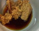 麺つゆで♪甘さを抑えたふき味噌作り方7写真