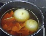 まるごと新玉葱でグラタンスープ風作り方2写真