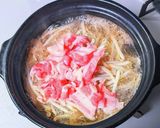 坦々風豚バラもやし鍋作り方6写真