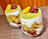 抹茶 シフォンケーキ 小豆サンド作り方21写真