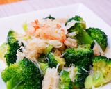 毛ガニのブロッコリー炒め作り方7写真