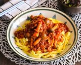 レンジで簡単！ミートソースパスタ作り方7写真