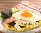 島根県産★磯香る板わかめのパンケーキ作り方5写真