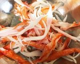 胡麻好き必見☆カニカマとレタスのサラダ作り方1写真