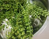 かぼすスライスの冷やしよもぎ細うどん作り方3写真