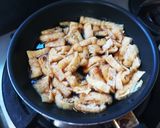 春菊と油揚げの煮びたし作り方2写真