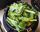 春菊と油揚げの煮びたし作り方3写真