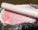 ばあばァの豆苗で豚肉の太巻き！ゆりさん風作り方1写真
