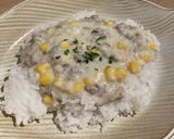 チキンクリームonにんじんライス作り方11写真