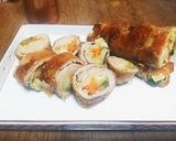 ばあばァの豆苗で豚肉の太巻き！ゆりさん風作り方10写真