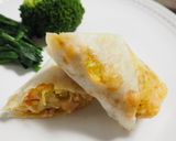 野菜たっぷり♪家族喜ぶ揚げない春巻き作り方8写真