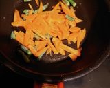 かぼちゃいんげんorピーマン人参甘辛煮★作り方1写真