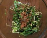 レンチン◎水菜のおかか和え◎おひたし作り方2写真