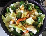 白身魚のカレー炒め作り方9写真