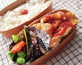 お弁当★米粉ガーリックスティックピカタ作り方11写真