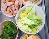 春の彩りパスタ作り方1写真