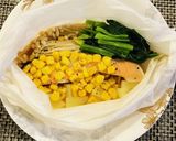 鮭とじゃがいものレモンバター醤油蒸し作り方6写真