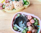 鬼滅の刃 キャラ弁(伊黒小芭内)作り方5写真