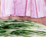 水菜のベーコン巻き作り方1写真