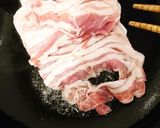 ニラ豚なめこ焼き作り方2写真