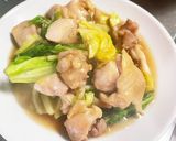 キャベツと鶏肉のオイスター炒め♡作り方5写真