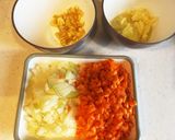 大人も子供も満足★豚ひき肉の甘口カレー作り方1写真