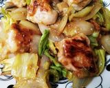 ふっくら胸肉とキャベツの味噌炒め作り方5写真
