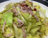 酢キャベツとベーコンのペペロンチーノ作り方7写真