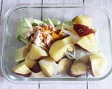 さつま芋とアボカドのカレーツナマヨサラダ作り方3写真