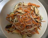 具はレンジで♪たっぷり野菜と豚肉の春巻き作り方4写真