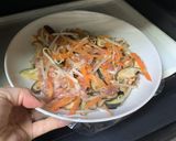 具はレンジで♪たっぷり野菜と豚肉の春巻き作り方5写真