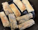 具はレンジで♪たっぷり野菜と豚肉の春巻き作り方7写真