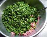 包まない簡単ニラ餃子作り方2写真