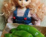 リカちゃん♡スナップエンドウ*酢みそがけ作り方8写真
