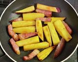 サツマイモとベーコンのソテー作り方3写真