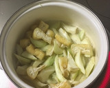 キャベツの芯と薄揚げの炊いたん作り方3写真