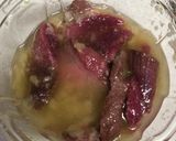 ネギと牛タン先のアヒージョ作り方3写真