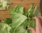【レタス】ペペロンチーノ風ホットサラダ作り方3写真